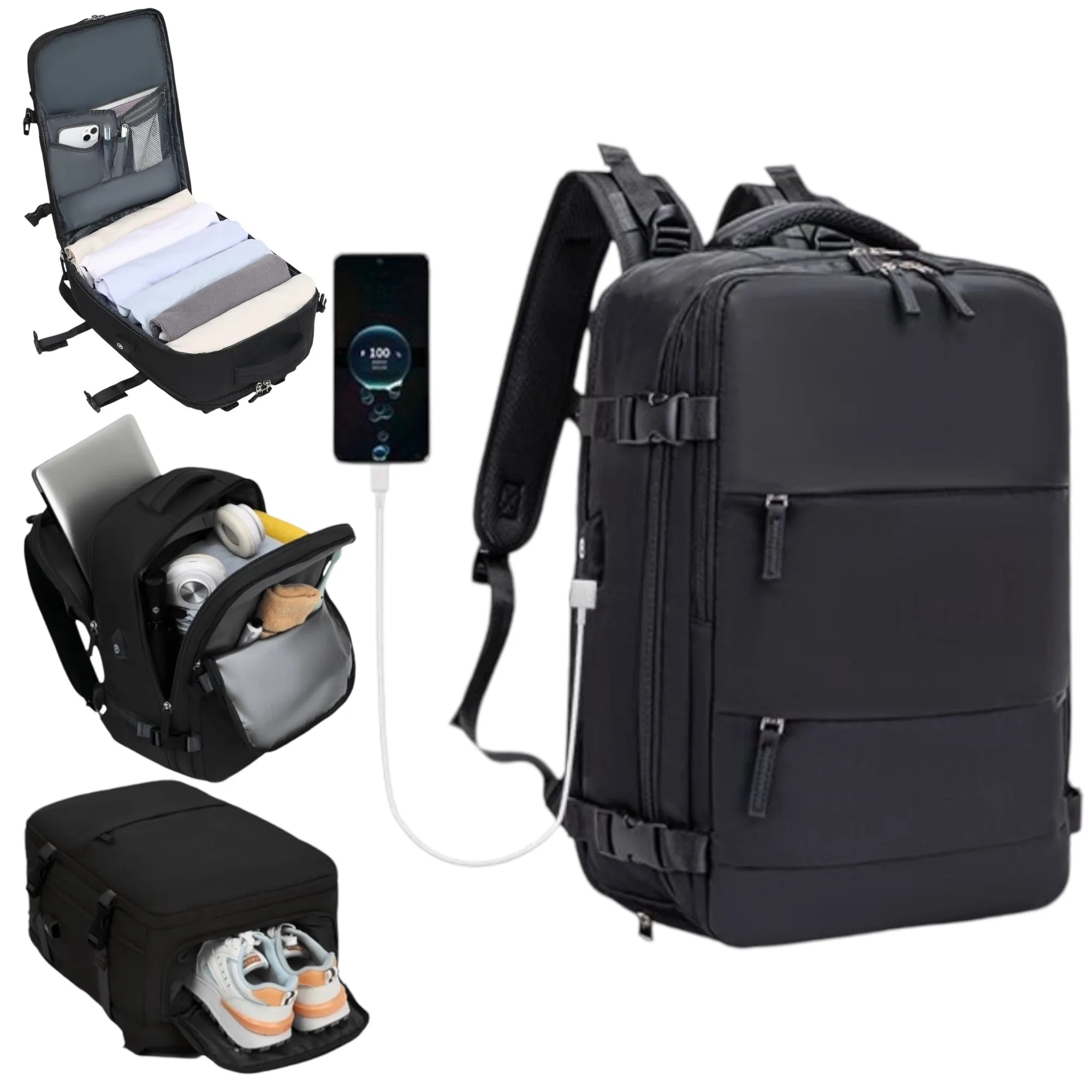 Mochila de Viaje Premium ANTI-ROBO