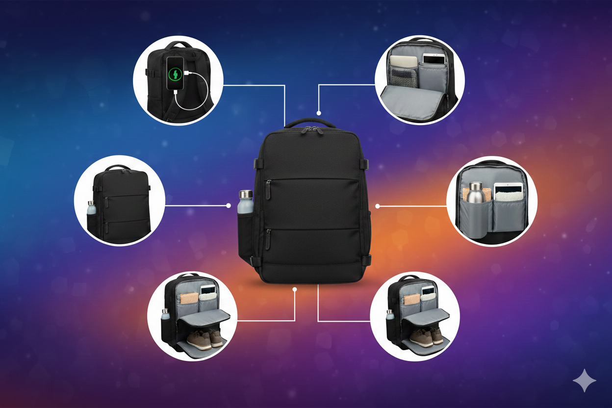 Mochila de Viaje Premium ANTI-ROBO