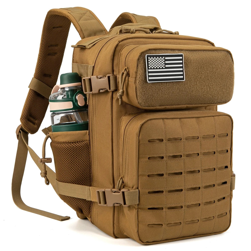 Mochila Táctica 25L MOLLE Laser Cut 900D