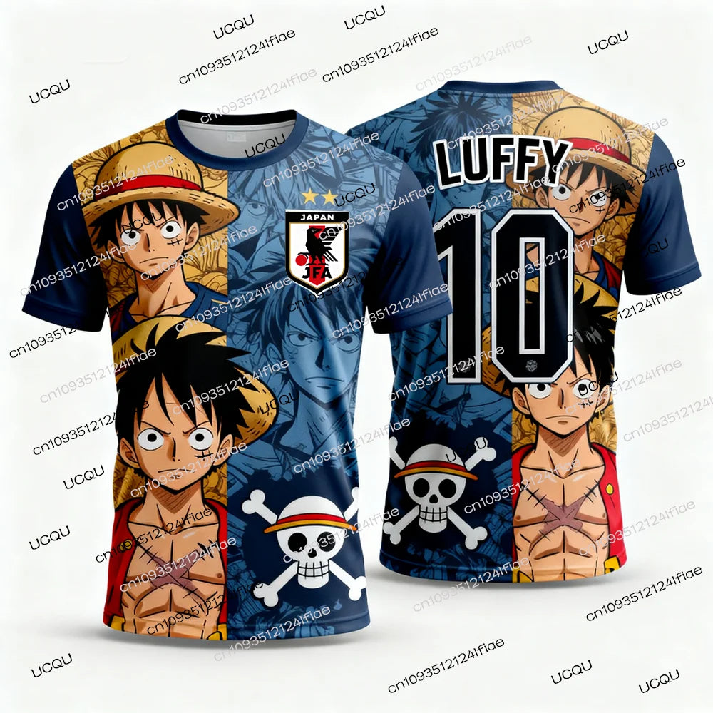 Camiseta tipo de Futbol Japon de ONE PIECE