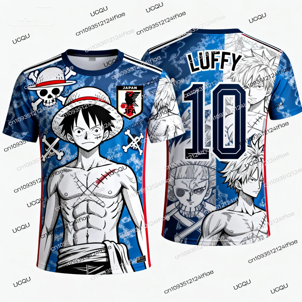 Camiseta tipo de Futbol Japon de ONE PIECE